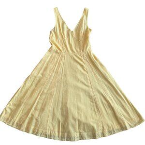 Gap Yellow V-Neck Sleeveless Dress Size 4